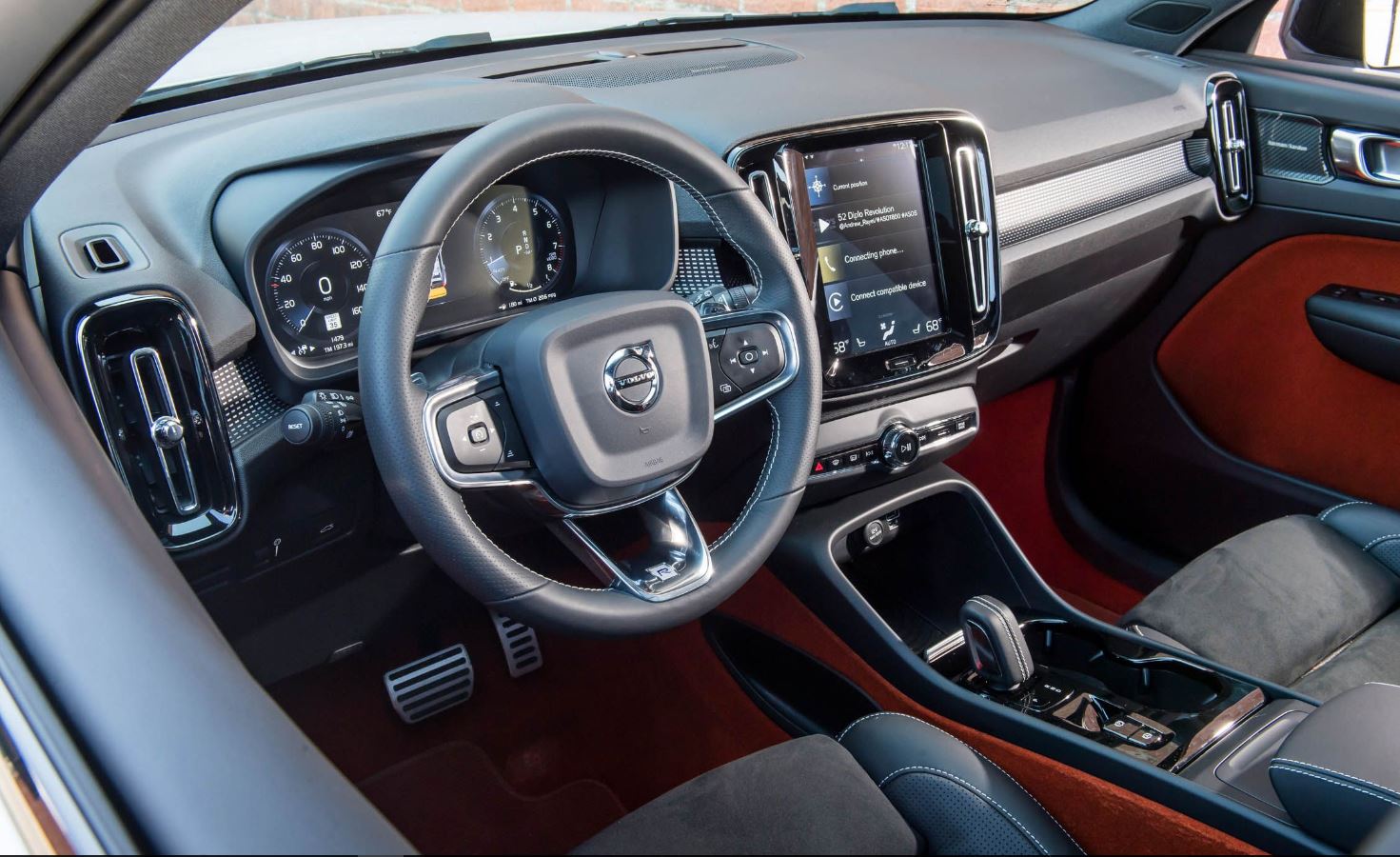 Nội thất của xe sang trọng, chất chơi với ghế bọc da Nappa màu đen Charcoal Nubuck