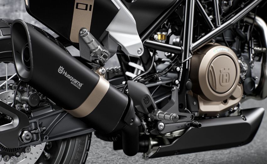 Động cơ của Husqvarna Svartpilen 701 Style