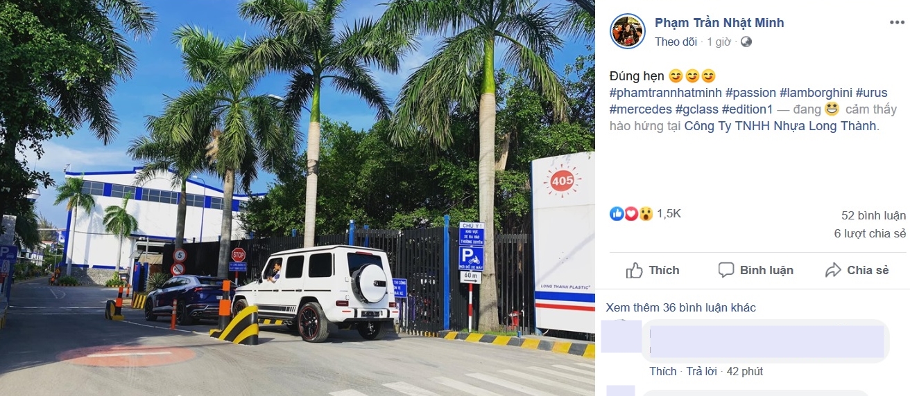 Minh Minh Nhựa chia sẻ mới nhận bàn giao Mercedes-AMG G63 Edition 1 vào chiều nay