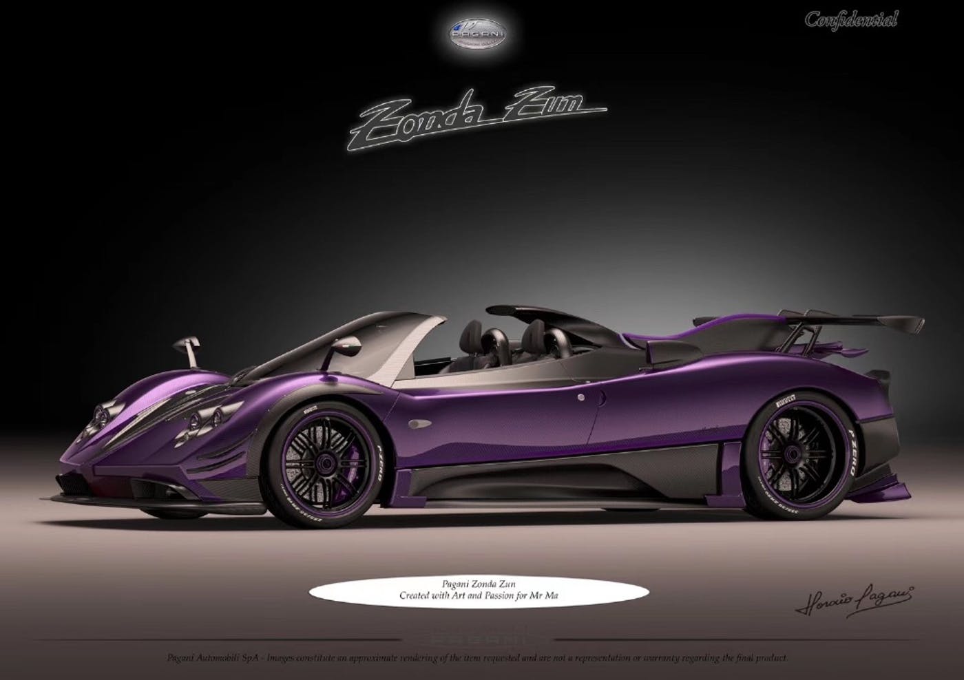Chiếc Pagani Zonda Chiếc Pagani Zonda hàng thửa này mang tên gọi Zun