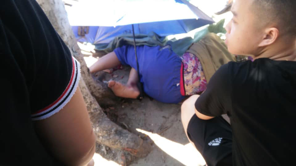 Cụ bà buôn đồng nát bị gãy chân sau vụ tai nạn