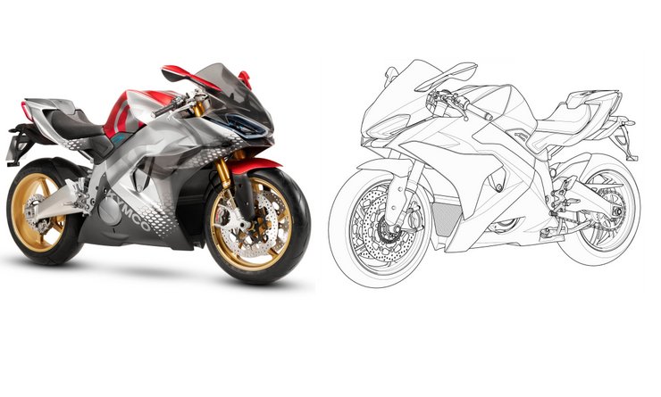 Bên cạnh đó là phiên bản trang bị tay lái clip-on đậm chất thể thao