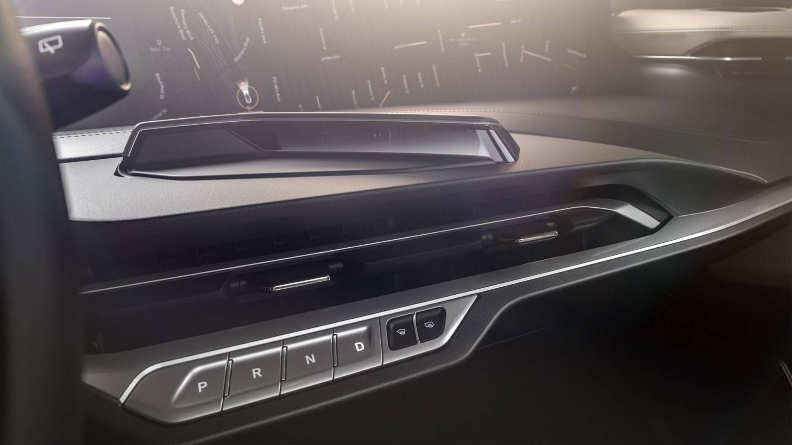 Hệ thống các nút bấm điều chỉnh hộp số đặt dưới cửa gió điều hòa