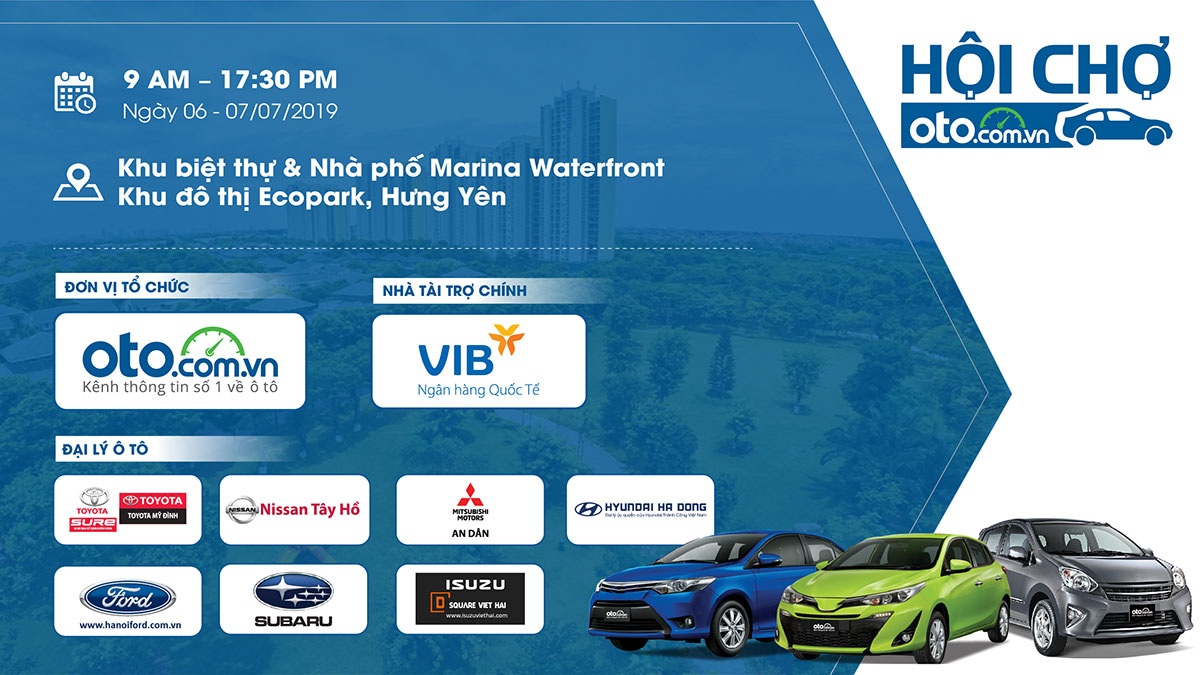 Hội chợ ô tô lớn nhất miền Bắc sẽ diễn ra vào cuối tuần này