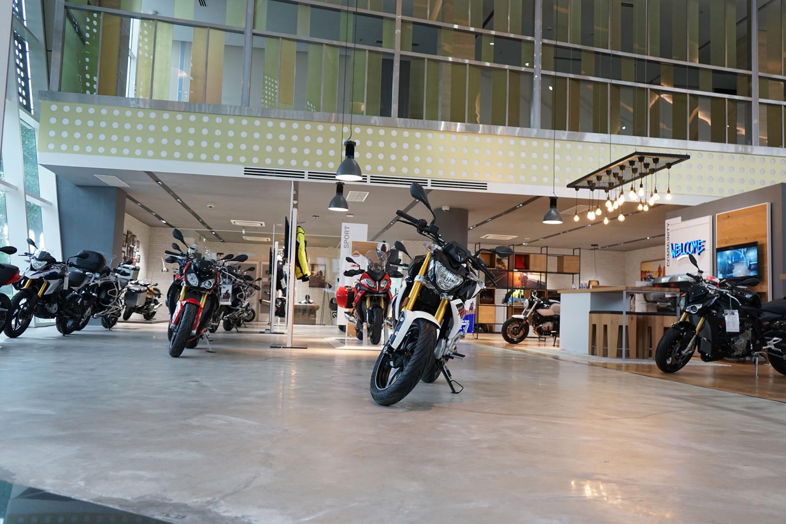 Khu vực trưng bày của BMW Motorrad