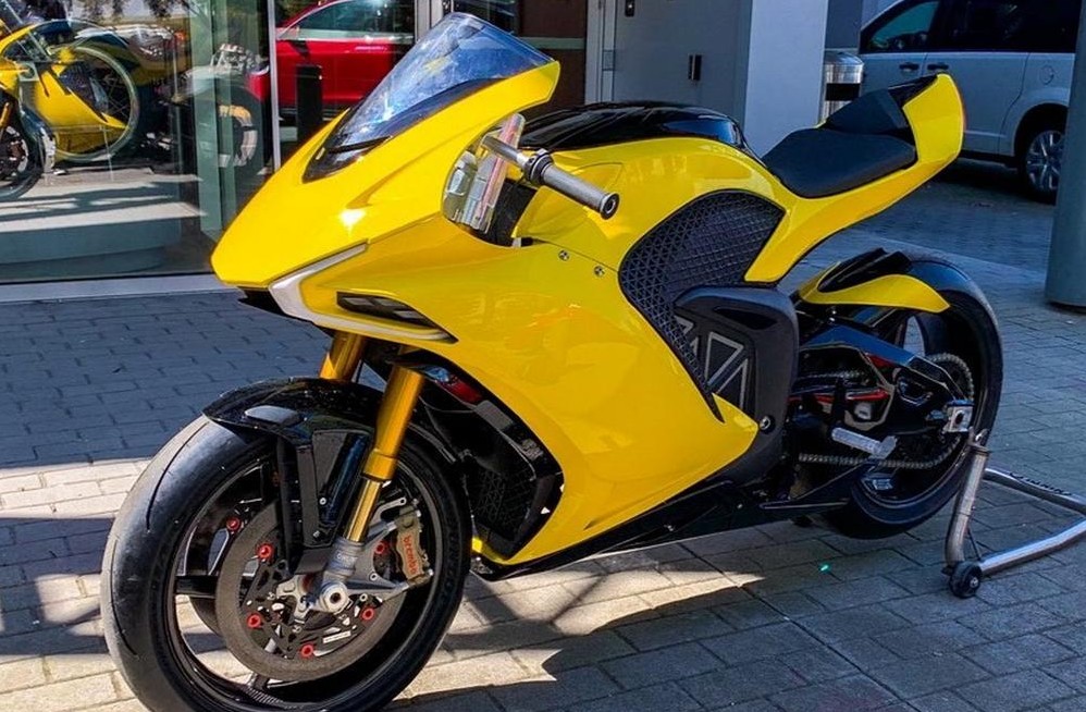 Mẫu xe mô tô điện của Damon Motor được tích hợp nhiều cảm biến và camera giám sát