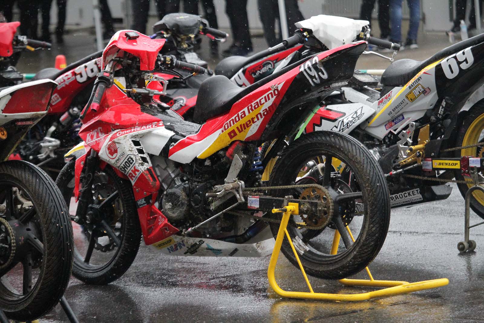 Chiếc xe đua mà vận động viên Nguyễn Vũ Thanh sử dụng tham gia thể thức UB150 của ARRC 2019