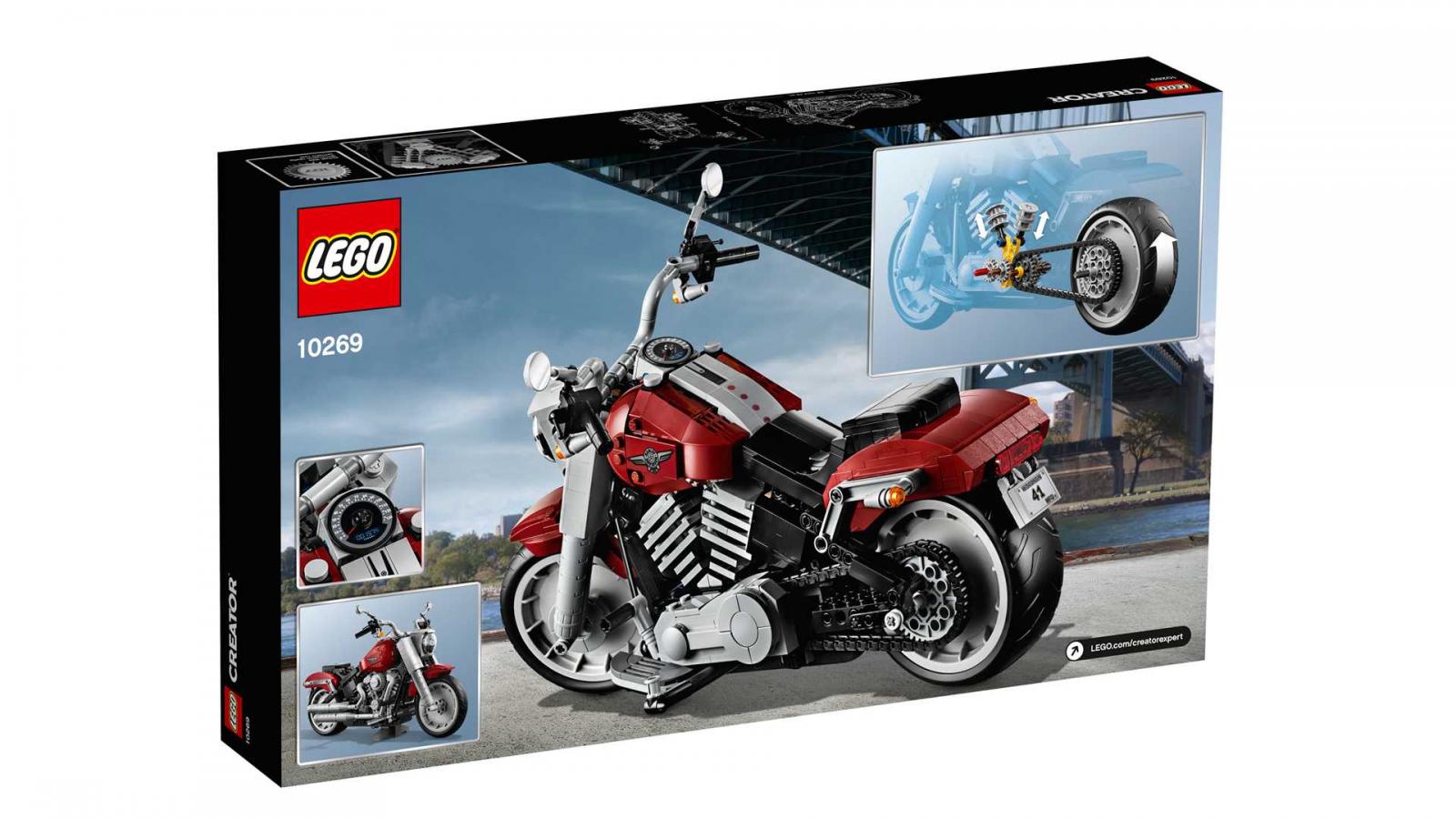 Bộ đồ chơi lắp ghép LEGO Harley-Davidson Fat Boy