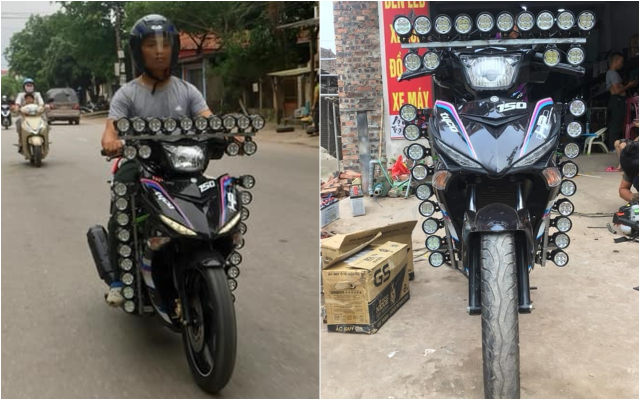 Độ và sử dụng đèn trợ sáng không đúng quy định sẽ bị xử phạt Độ và sử dụng đèn trợ sáng không đúng quy định sẽ bị xử phạt