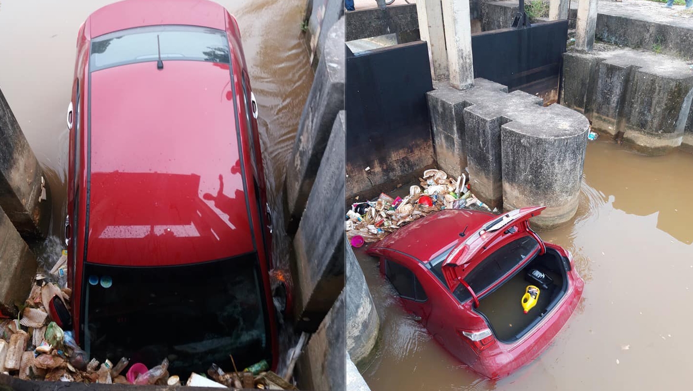 Hiện trường vụ tai nạn của Hiện trường vụ tai nạn của tàu ngầm Hyundai Grand i10 sedan vào sáng sớm nay ở Bắc Giang