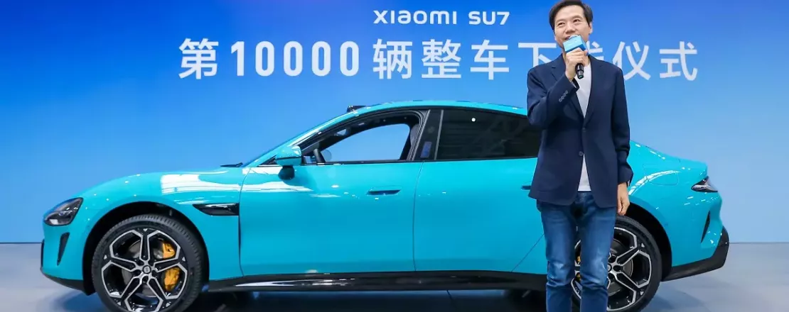Hãng điện thoại Xiaomi xuất xưởng chiếc ô tô điện SU7 thứ 10.000 chỉ sau 32 ngày