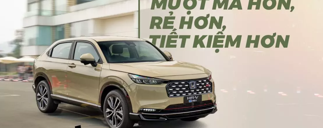 Honda HR-V e:HEV RS 2025: Mượt mà hơn, rẻ hơn, tiết kiệm hơn
