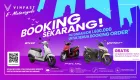 VinFast mở cọc cho 3 mẫu xe máy điện đổi pin tại Indonesia, giá quy đổi từ 28 triệu đồng
