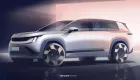 Skoda tung hình ảnh chính thức của mẫu SUV điện 3 hàng ghế mới, cạnh tranh trực tiếp với Kia EV9