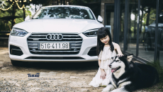 Audi A5 Sportback khác lạ trong ngôi nhà gỗ bên rừng