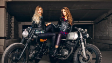 Hai cô nàng cá tính bên Yamaha SR400 và Yamaha XS400 độ