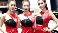 Các người mẫu xinh thế này là đặc trưng của triển lãm xe Thái Lan