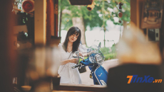 Vespa GTS 150 iGet lãng mạn cùng "nàng thơ" trong gió thu Hà Thành