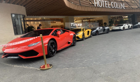Đoàn siêu xe Car Passion check in tại khách sạn nằm ở trung tâm Đà Lạt, hứa hẹn quẩy tưng bừng vào tối nay