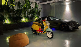 Vợ Cường "Đô-la" tậu Vespa Primavera bản giới hạn có giá 135 triệu đồng