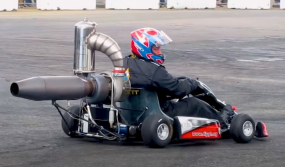 Gặp gỡ người kỹ sư chế tạo xe go kart lắp động cơ phản lực ngay tại sân nhà mình