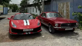 Đẳng cấp của "Qua" Vũ, đóng thủ thuế để Ferrari 488 Pista từ biển Ngoại giao ra biển 51L