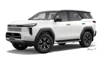 Toyota Fortuner thế hệ mới lần đầu lộ diện trên đường phố, ra mắt ngay trong năm nay?