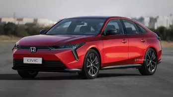 Honda Civic 2027 hiện nguyên hình qua ảnh phác họa, nhẹ hơn và thêm nhiều công nghệ mới