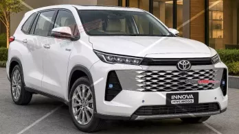 Rò rỉ thiết kế của Toyota Innova Cross 2027 với đầu xe mới mang phong cách Hilux