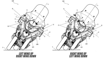 Piaggio đăng ký bản quyền thiết kế hệ thống khí động học thông minh