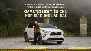 Chốt mua Toyota Yaris Cross bản xăng trong 10 phút, người dùng đánh giá: Đáp ứng mọi tiêu chí, hợp sử dụng lâu dài