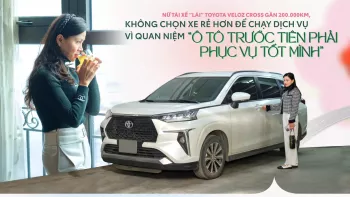 Nữ tài xế “bào” Toyota Veloz Cross gần 200.000km, không chọn xe rẻ hơn để chạy dịch vụ vì quan niệm “ô tô trước tiên phải phục vụ tốt mình”