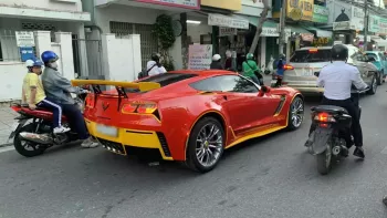 Chevrolet Corvette C7 Z06 mang phong cách Iron Man ở Việt Nam