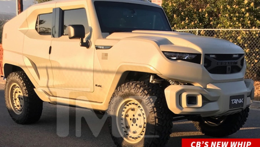 Chris Brown - tình cũ của Rihanna - tậu SUV "điên rồ" Rezvani Tank