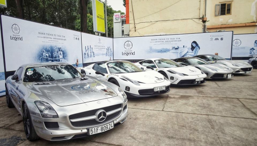 Chủ tịch Trung Nguyên tiếp tục trưng bày dàn siêu xe hơn 140 tỷ đồng tại Sài thành