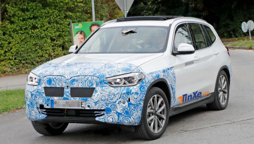 SUV điện BMW iX3 tiếp tục lộ ảnh chạy thử