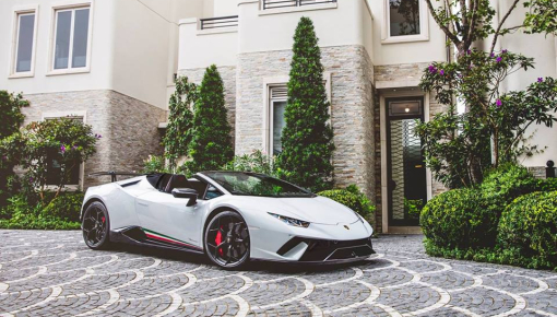 Siêu xe mui trần Lamborghini Huracan Performante có giá khởi điểm hơn 16 tỷ đồng tại Hồng Kông