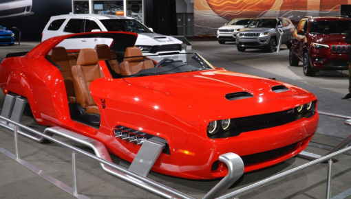 Dodge Challenger độ thành "xe trượt tuyết" với 797 mã lực là thứ ai cũng phải ao ước ở triển lãm Los Angeles