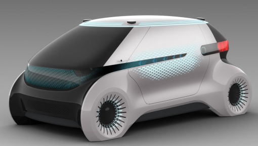 Hyundai Mobis ra mắt mẫu xe tương lai có hệ thống ánh sáng giao tiếp được với người đi bộ