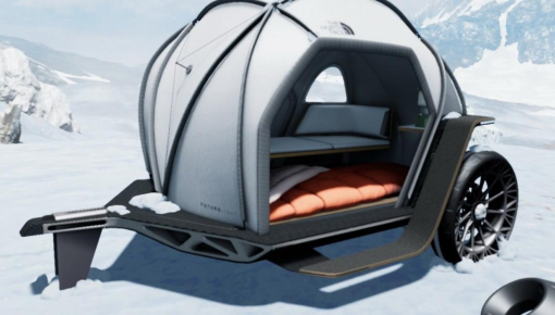 Công ty con Designworks của BMW và The North Face hé lộ về một mẫu xe cắm trại siêu nhẹ