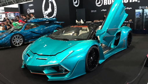 Chiếc Lamborghini Aventador Roadster này được coi là xe "điên rồ" nhất tại Tokyo Auto Salon 2019