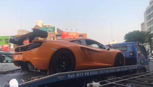 Tậu siêu xe dành cho đường đua McLaren MP4-12C GT3, giới mê xe Việt Nam khâm phục độ chịu chơi của đại gia Campuchia