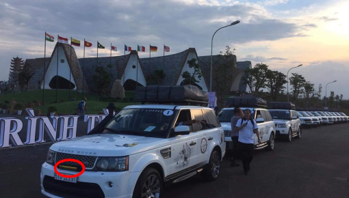 Để tham dự Hành trình từ trái tim 2019, dàn xe Range Rover của Trung Nguyên được độ thêm "bảo bối" này