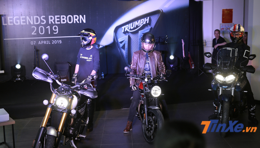 Triumph Scrambler 1200, Speed Twin 1200 và Tiger 800 ra mắt Việt Nam, giá khởi điểm 349 triệu đồng