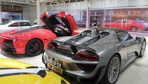 Dàn siêu xe hơn 500 tỷ đồng khoe dáng tại sự kiện ô tô ở Hồng Kông