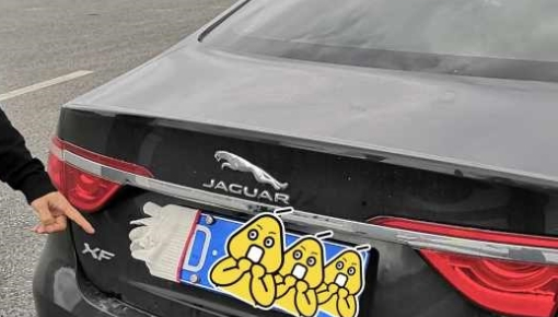 Chủ xe Jaguar XF bị cảnh sát phạt tội che biển số vì “lo bò trắng răng”
