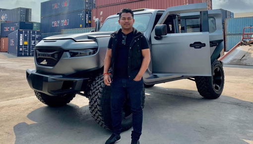 Chán siêu xe triệu đô, đại gia Campuchia chuyển sang chơi Rezvani Tank 2020 có cả phiên bản chống đạn