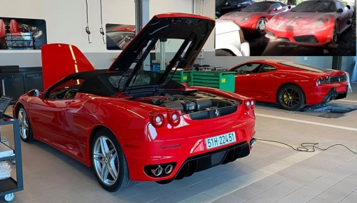 Liệu nhìn ảnh này bạn có biết sự tích 2 chiếc Ferrari huyền thoại phủ bụi năm xưa ấy của Dũng "mặt sắt"?