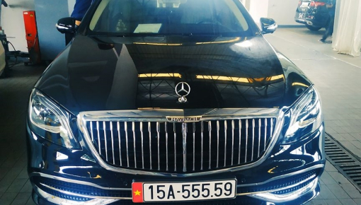 Mercedes-Maybach S560 2019 đeo biển "tứ quý" 5 của Hải Phòng khiến cư dân mạng xuýt xoa