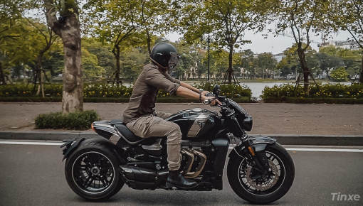 Trải nghiệm Triumph Rocket III TFC: "Chiến xa" đáng kinh ngạc trị giá 1,3 tỷ đồng đến từ Anh Quốc